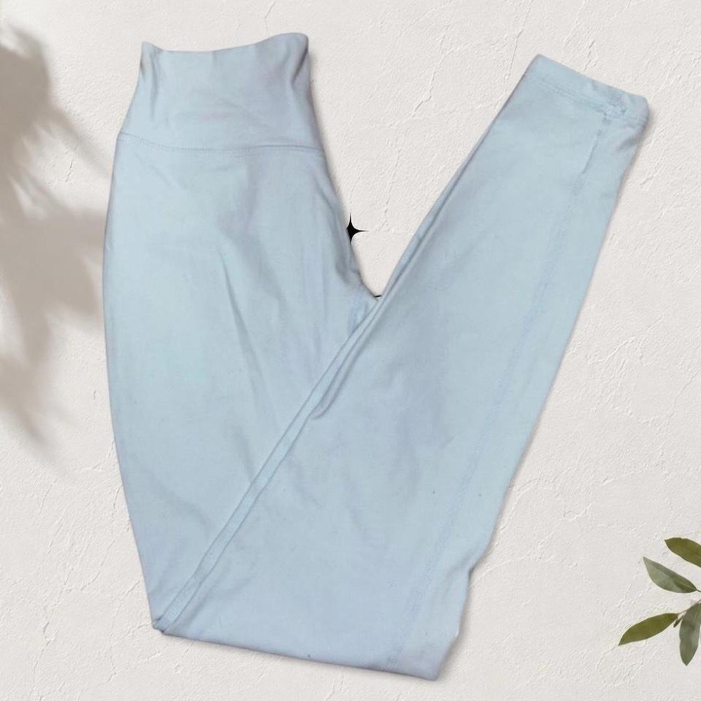 YoungLA Light Blue High Waisted Scrunch Butt Leggings W277 Small Activewear